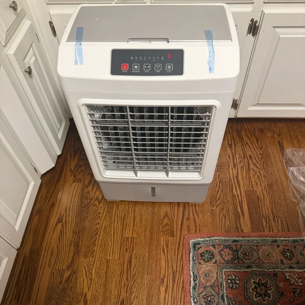 Portable Air Cooler with Control Panel - White - Picture 10 of 10